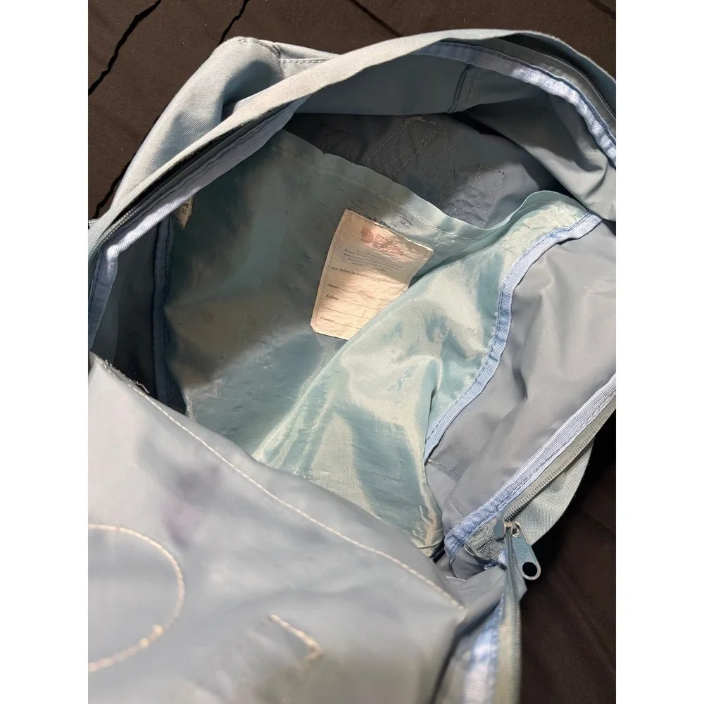 Fjallraven Kanken Classic Backpack Light Blue Vinylon F School Travel Bag